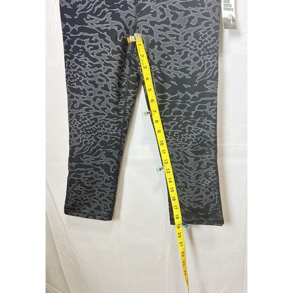 DSG High Rise Capri Womens S Black Animal‎ Print Leggings NWT - Picture 5 of 11